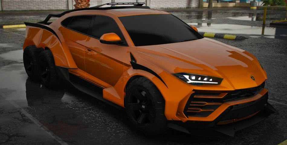 Lamborghini Urus 6x6 Pickup Lemon